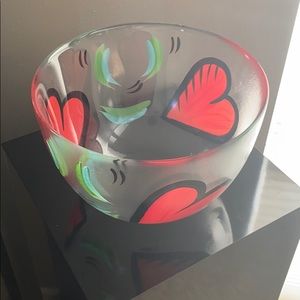 Kosta Boda Hearts Serving Bowl